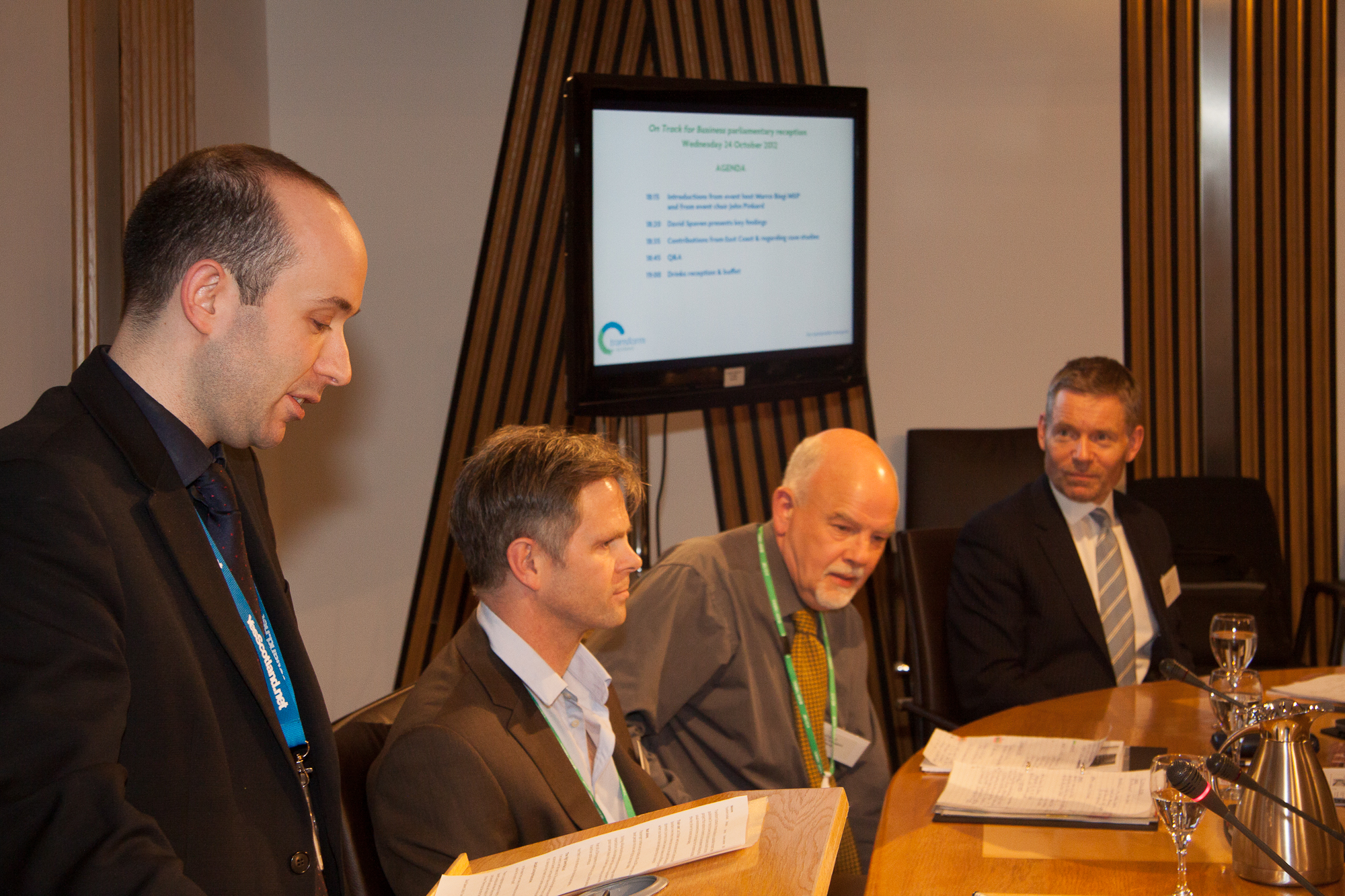 'On Track For Business' receptions speakers