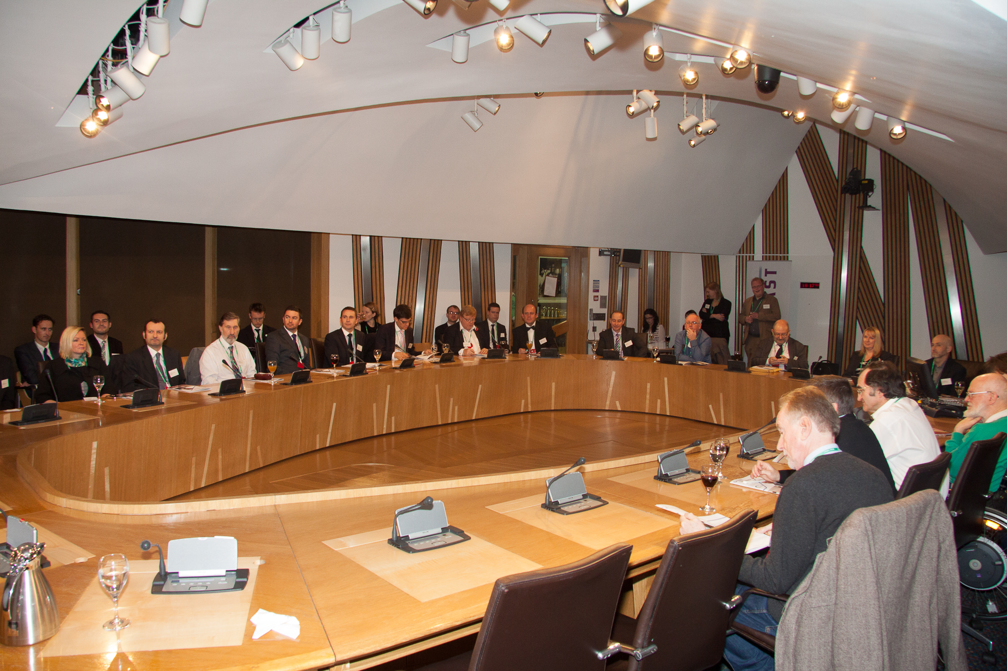 'On Track for Business' reception round table